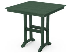 POLYWOOD® Farmhouse Recycled Plastic 37'' Square Counter Table -Patio Vibe Store PWPLR81T1L12 zm