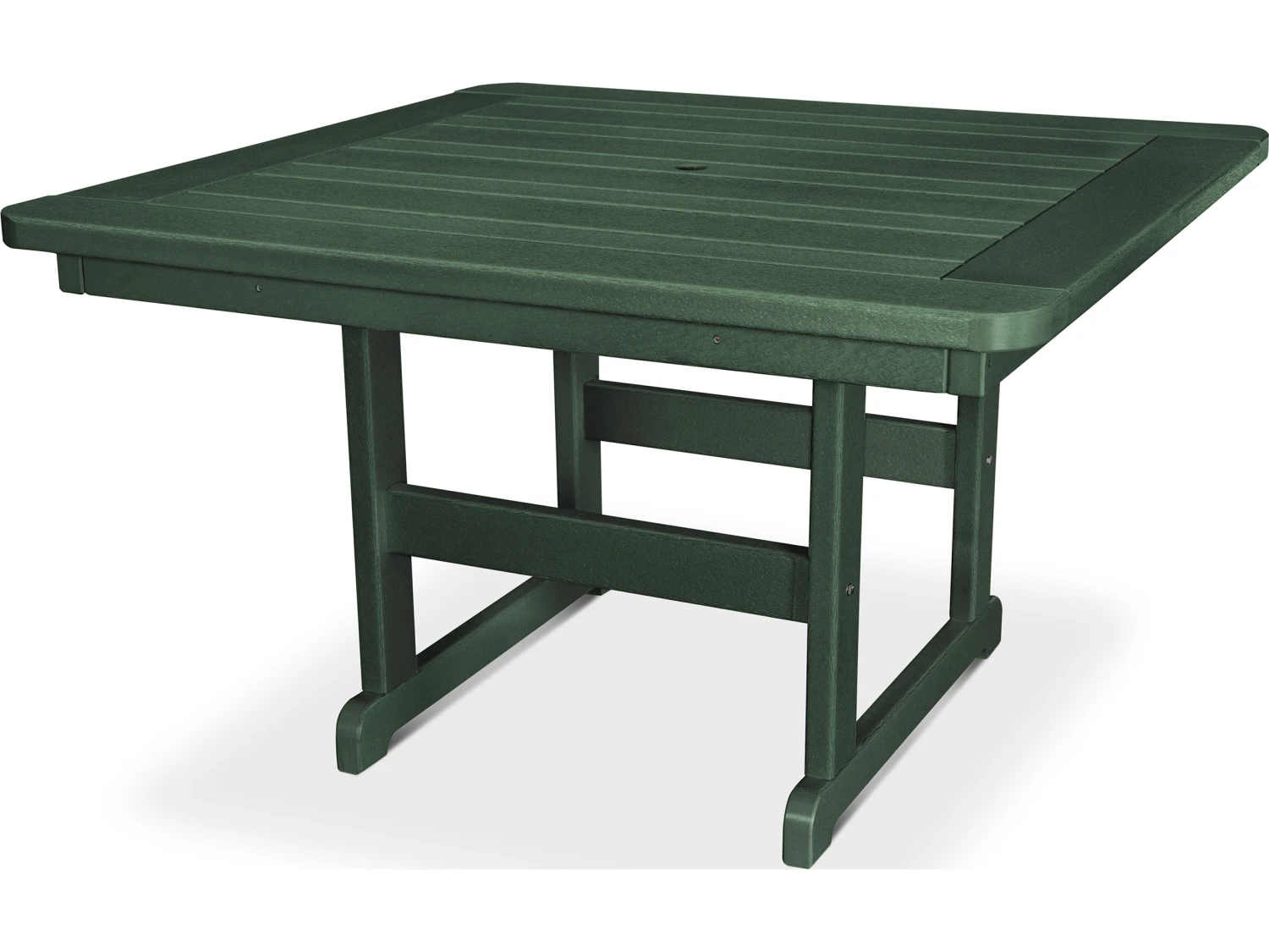 POLYWOOD® Park Recycled Plastic 48'' Square Table 2 POLYWOOD® Park Recycled Plastic 48'' Square Table - Image 2