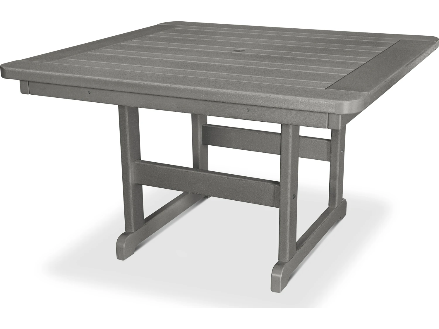 POLYWOOD® Park Recycled Plastic 48'' Square Table 3 POLYWOOD® Park Recycled Plastic 48'' Square Table - Image 3
