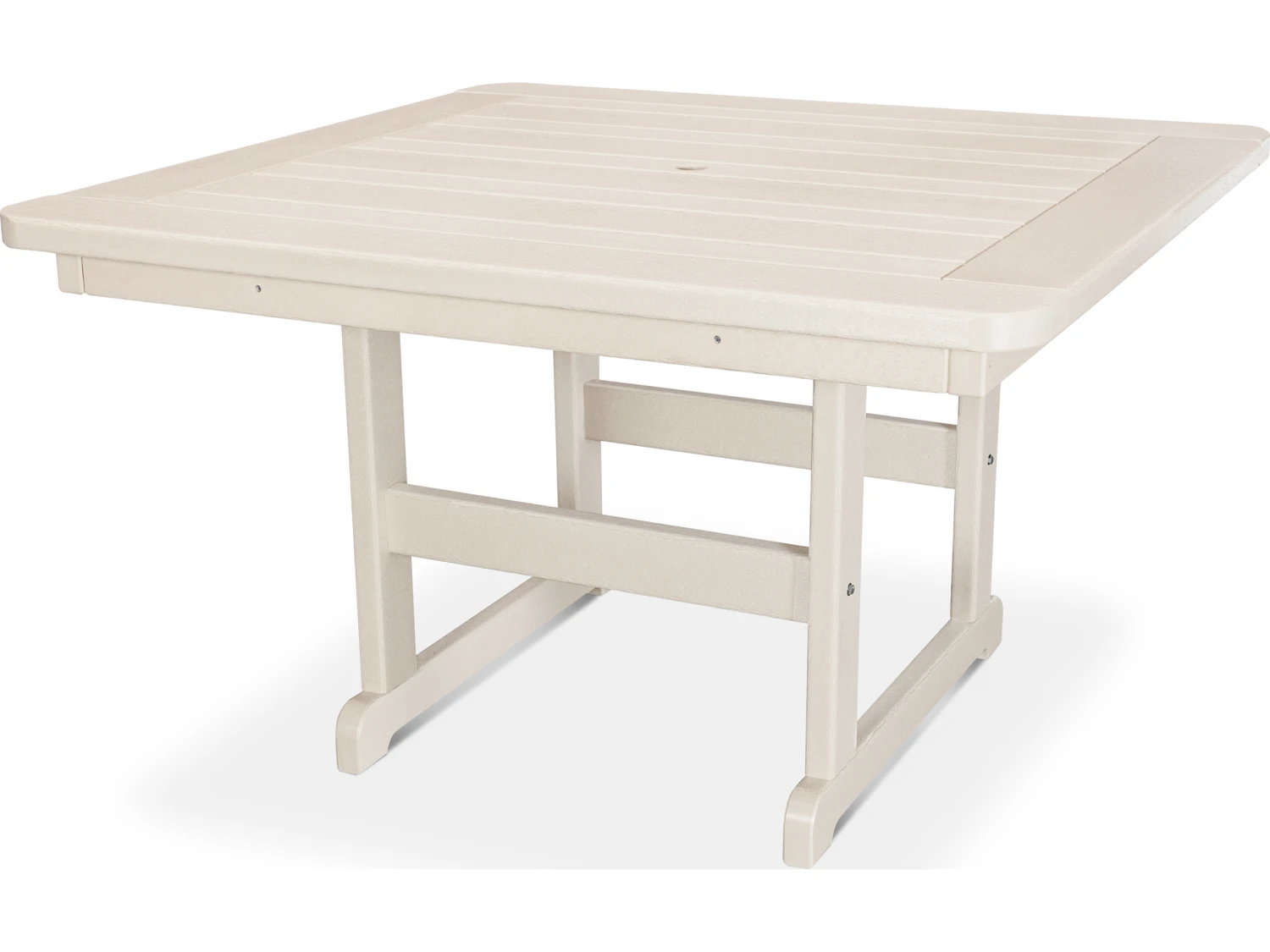 POLYWOOD® Park Recycled Plastic 48'' Square Table 5 POLYWOOD® Park Recycled Plastic 48'' Square Table - Image 5