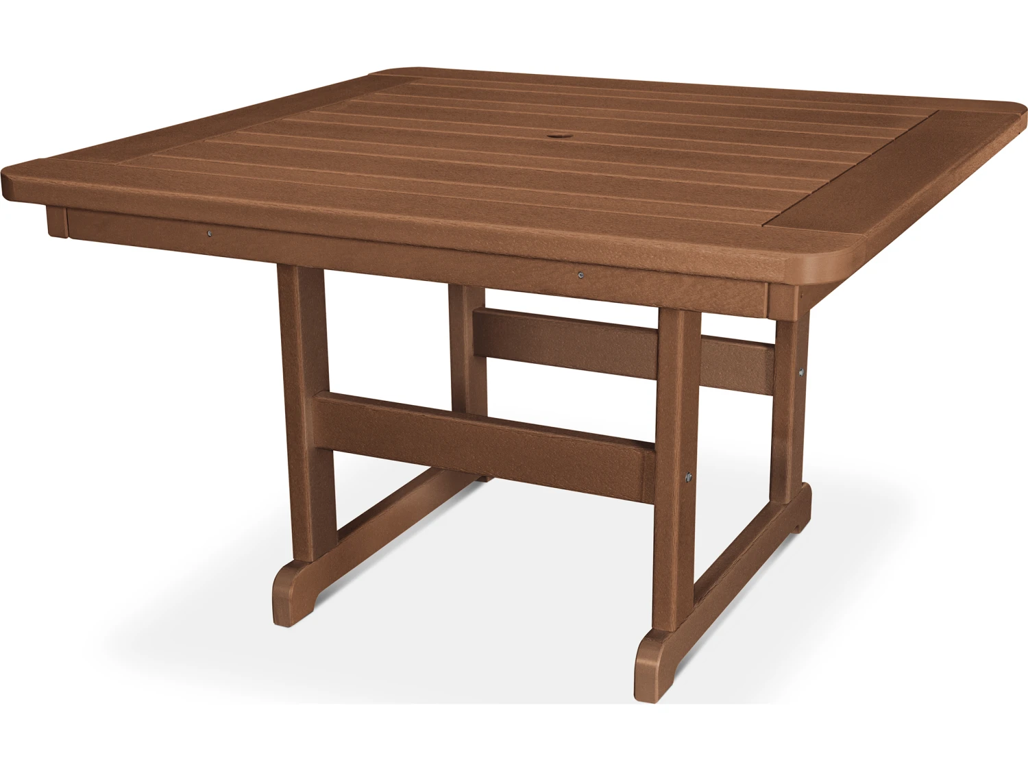 POLYWOOD® Park Recycled Plastic 48'' Square Table 6 POLYWOOD® Park Recycled Plastic 48'' Square Table - Image 6