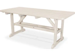POLYWOOD® Park Recycled Plastic 72''W X 33''D Rectangular Picnic Table -Patio Vibe Store PWPT36725 zm