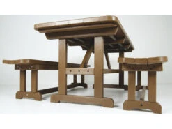 POLYWOOD® Park Recycled Plastic 72''W X 33''D Rectangular Picnic Table -Patio Vibe Store PWPT36728 zm