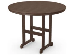 POLYWOOD® Traditional Tables Recycled Plastic 48'' Round Counter Table With Umbrella Hole 11 POLYWOOD® Traditional Tables Recycled Plastic 48'' Round Counter Table With Umbrella Hole -Patio Vibe Store PWRRT2484 zm