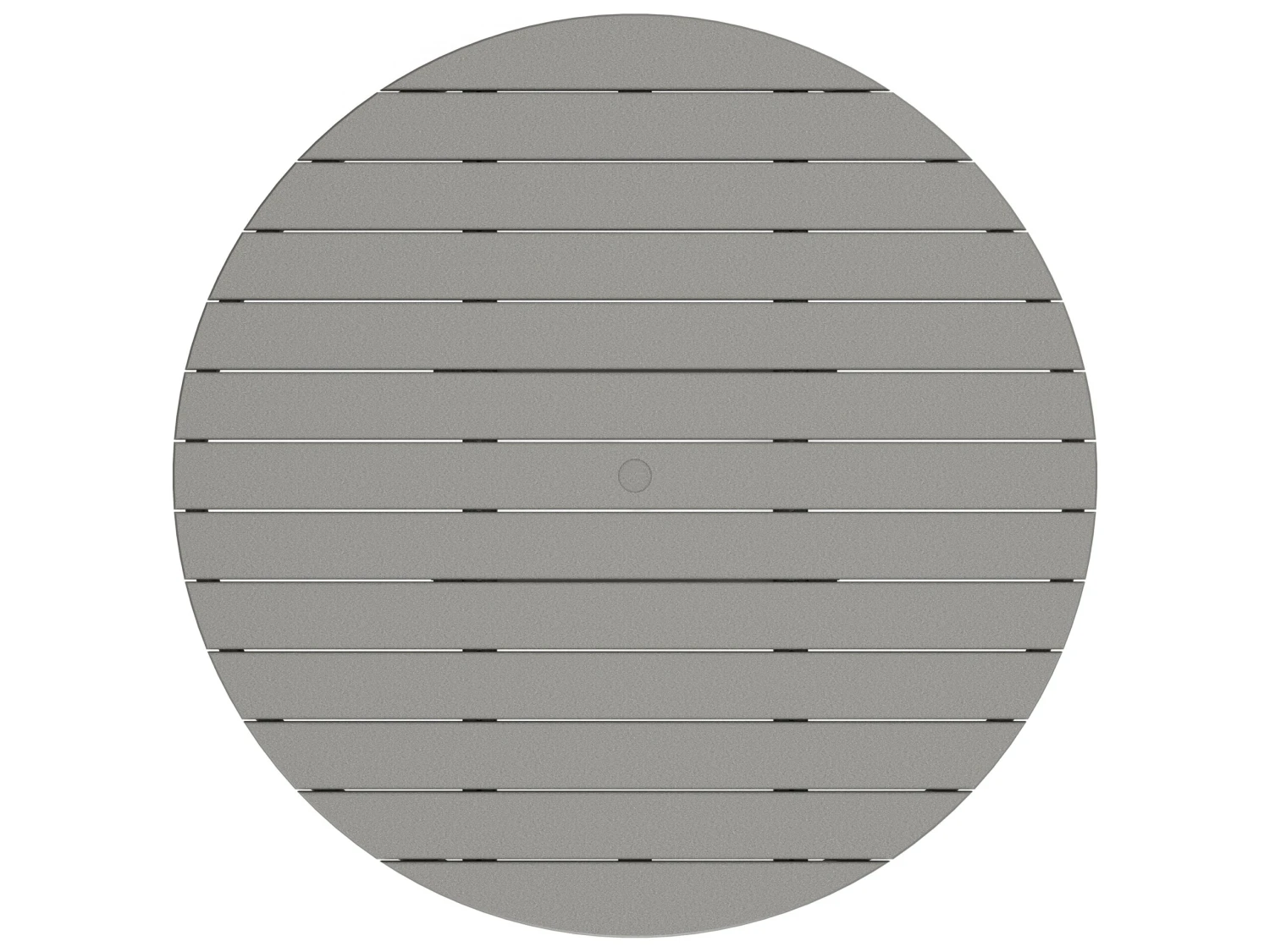 POLYWOOD® Traditional Tables Recycled Plastic 48'' Round Counter Table With Umbrella Hole 8 POLYWOOD® Traditional Tables Recycled Plastic 48'' Round Counter Table With Umbrella Hole - Image 8