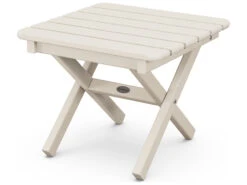 POLYWOOD® Traditional Recycled Plastic 18'' Square End Table 19 POLYWOOD® Traditional Recycled Plastic 18'' Square End Table -Patio Vibe Store PWST18187 zm