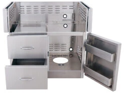 RCS 42'' ARG Freestanding Cart -Patio Vibe Store RCARG42CART4 zm