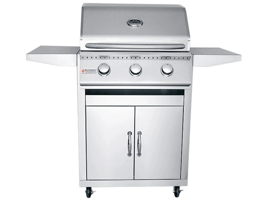 RCS Grills Stainless Steel 26'' Premier Freestanding Grill-NG 1 RCS Grills Stainless Steel 26'' Premier Freestanding Grill-NG