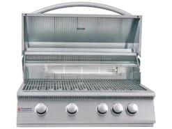 RCS Grills Stainless Steel 32'' Premier Freestanding Grill-NG -Patio Vibe Store RCRJC32ACK7 zm