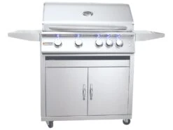 RCS Grills Stainless Steel 32'' Premier With Lights Freestanding Grill-NG