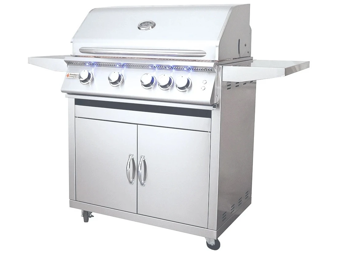 RCS Grills Stainless Steel 32'' Premier With Lights Freestanding Grill-NG 2 RCS Grills Stainless Steel 32'' Premier With Lights Freestanding Grill-NG - Image 2