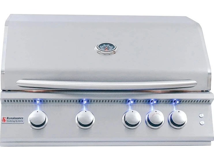 RCS Grills Stainless Steel 32'' Premier With Lights Freestanding Grill-NG 6 RCS Grills Stainless Steel 32'' Premier With Lights Freestanding Grill-NG - Image 6