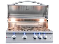RCS Grills Stainless Steel 32'' Premier With Lights Freestanding Grill-NG 14 RCS Grills Stainless Steel 32'' Premier With Lights Freestanding Grill-NG -Patio Vibe Store RCRJC32ALCK7 zm
