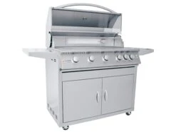 RCS Grills Stainless Steel 40 Premier With Lights Freestanding Grill-NG -Patio Vibe Store RCRJC40ALCK3 zm