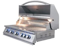 RCS Grills Stainless Steel 40 Premier With Lights Freestanding Grill-NG -Patio Vibe Store RCRJC40ALCK7 zm