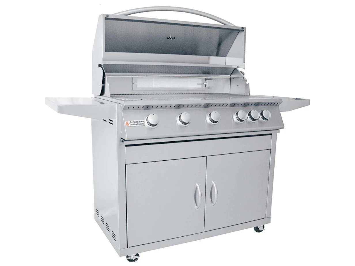 RCS Grills Stainless Steel 40 Premier With Lights Freestanding Grill-LP 3 RCS Grills Stainless Steel 40 Premier With Lights Freestanding Grill-LP - Image 3