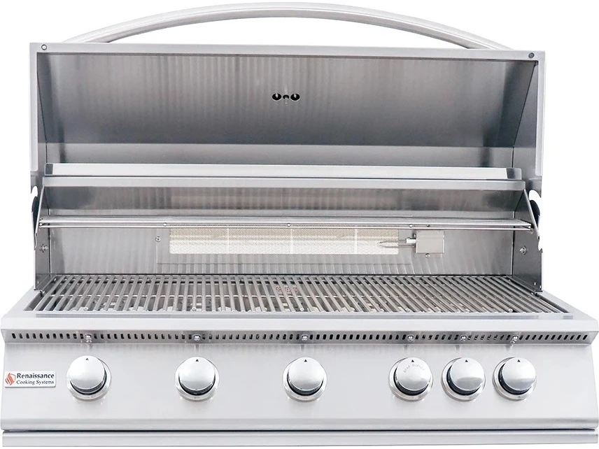 RCS Grills Stainless Steel 40 Premier With Lights Freestanding Grill-LP 6 RCS Grills Stainless Steel 40 Premier With Lights Freestanding Grill-LP - Image 6