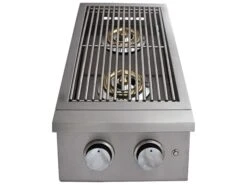RCS Grills Premier Double Side Burner-Slide-in With Blue LED Lights -Patio Vibe Store RCRJCSSBL4 zm