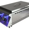 RCS Premier Series Built-In Propane Gas Double Side Burner With Blue LED Lights