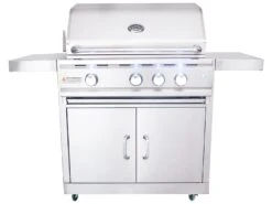 RCS Grills Stainless Steel 30'' Cutlass Pro Freestanding Grill-NG -Patio Vibe Store RCRON30ACK3 zm
