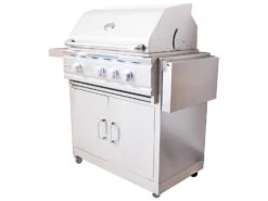RCS Grills Stainless Steel 30'' Cutlass Pro Freestanding Grill-NG -Patio Vibe Store RCRON30ACK6 zm