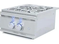 RCS Grills Stainless Steel Pro Side Burner Slide-in With Blue LED-Propane 10 RCS Grills Stainless Steel Pro Side Burner Slide-in With Blue LED-Propane -Patio Vibe Store RCRSB3ALP4 zm