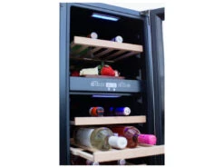 RCS Grills Stainless Steel Wine Cooler Refrigerator With 15 Glass Window Front -Patio Vibe Store RCRWC14 zm