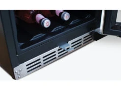 RCS Grills Stainless Steel Wine Cooler Refrigerator With 15 Glass Window Front -Patio Vibe Store RCRWC16 zm