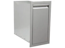 RCS Grills Stainless Steel Valiant Series Charcoal Caddy And/or Pellet Storage Drawer -Patio Vibe Store RCVDCP13 zm