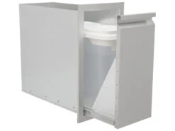 RCS Grills Stainless Steel Valiant Series Charcoal Caddy And/or Pellet Storage Drawer -Patio Vibe Store RCVDCP15 zm