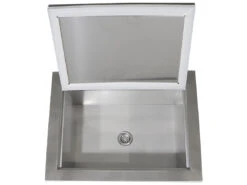 RCS Grills Stainless Steel Valiant Drop-In Cooler Ice Container With Removable Lid -Patio Vibe Store RCVIC26 zm