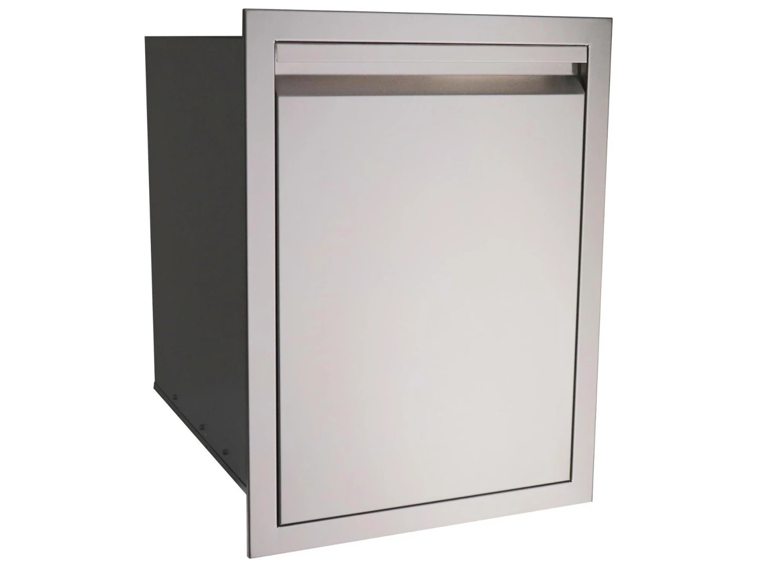 RCS Grills Valiant 20 Inch Stainless Steel Fully Enclosed Double Trash Drawer 2 RCS Grills Valiant 20 Inch Stainless Steel Fully Enclosed Double Trash Drawer - Image 2