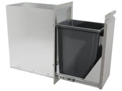RCS Grills Stainless Steel Valiant Narrow Trash Drawer-Trash Can Included -Patio Vibe Store RCVTD48 zm