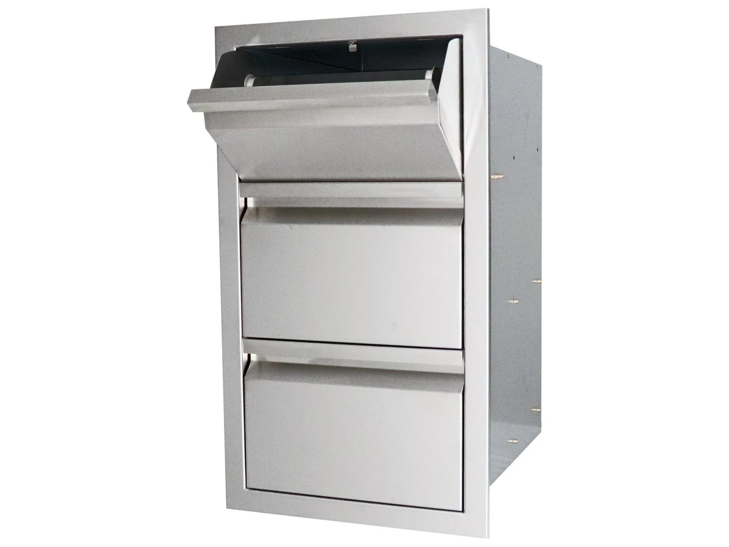 RCS Grills Valiant 17 Inch Stainless Steel Double Access Drawer And Paper Towel Dispenser 2 RCS Grills Valiant 17 Inch Stainless Steel Double Access Drawer And Paper Towel Dispenser - Image 2