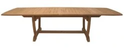 Royal Teak Collection Expansion 64''W X 39''D Rectangular Double Leaf Gala Dining Table -Patio Vibe Store RLGALA84 zm