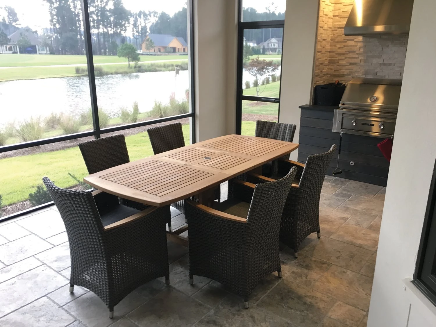 Royal Teak Collection Expansion 60''W X 35''D Rectangular Family Dining Table 2 Royal Teak Collection Expansion 60''W X 35''D Rectangular Family Dining Table - Image 2