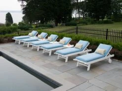 Seaside Casual Classic Adirondack Recycled Plastic 19''W X 18''D Rectangular End Table 9 Seaside Casual Classic Adirondack Recycled Plastic 19''W X 18''D Rectangular End Table -Patio Vibe Store SSC038SET1 zm