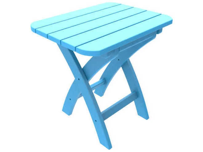Seaside Casual Coastline Recycled Plastic Harbor View 18''W X 14''D Rectangular Folding End Table 15 Seaside Casual Coastline Recycled Plastic Harbor View 18''W X 14''D Rectangular Folding End Table - Image 15