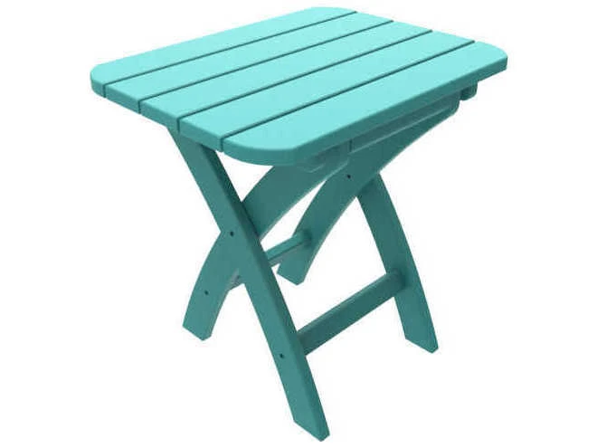 Seaside Casual Coastline Recycled Plastic Harbor View 18''W X 14''D Rectangular Folding End Table 17 Seaside Casual Coastline Recycled Plastic Harbor View 18''W X 14''D Rectangular Folding End Table - Image 17