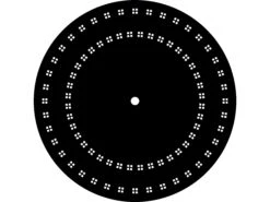 Suncoast Patterned Square Aluminum 48'' Round Metal Dining Table With Umbrella Hole -Patio Vibe Store SU48PA2 zm