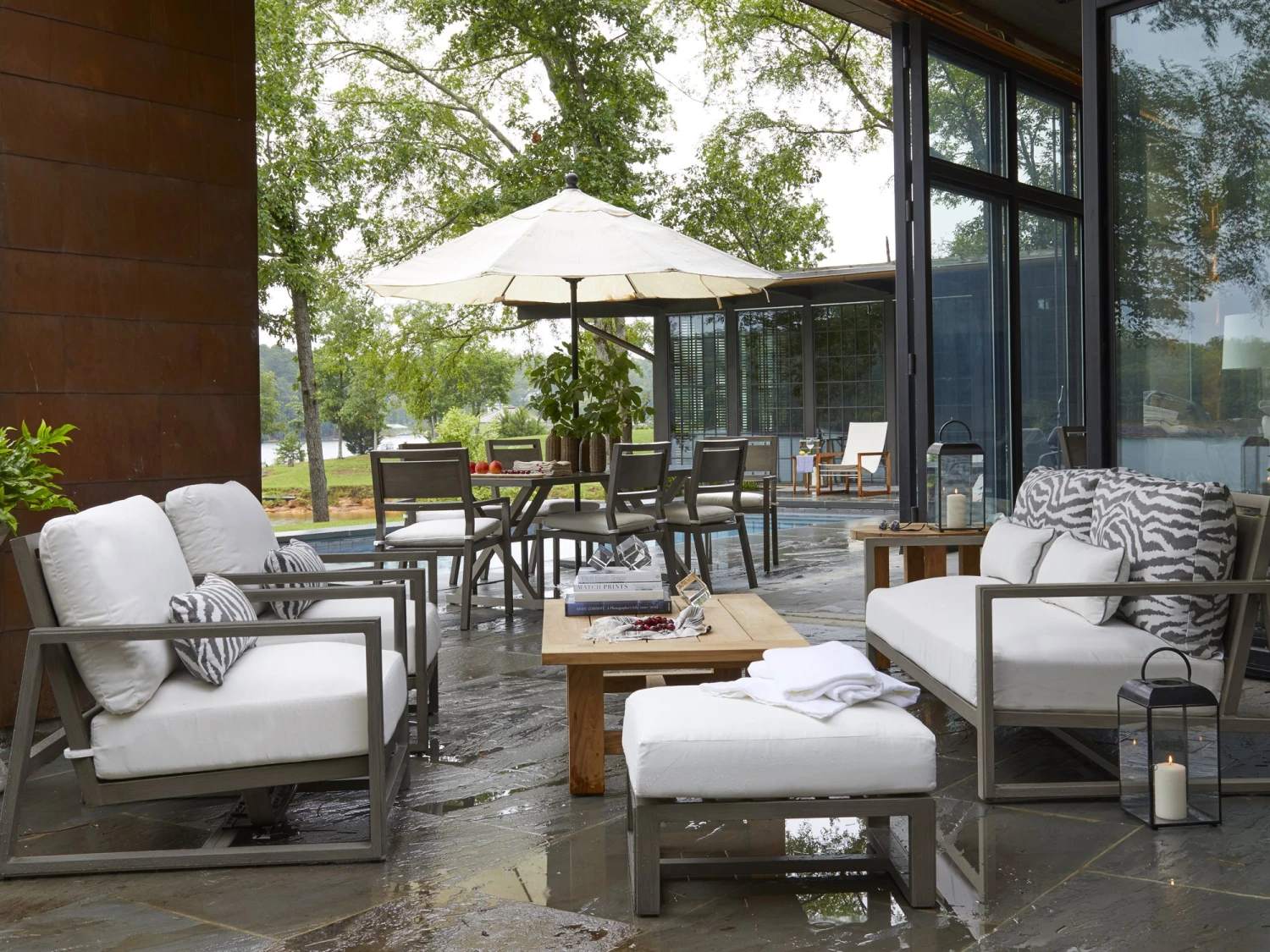 Summer Classics Croquet Teak 24.25'' Round End Table 3 Summer Classics Croquet Teak 24.25'' Round End Table - Image 3