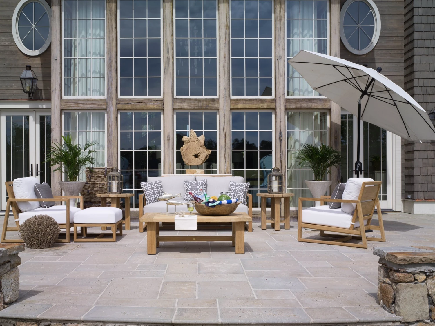 Summer Classics Croquet Teak 24.25'' Round End Table 5 Summer Classics Croquet Teak 24.25'' Round End Table - Image 5