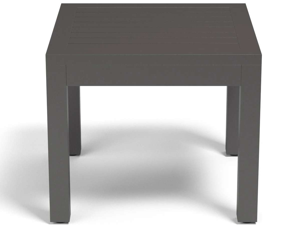 Sunset West Vegas Aluminum 21'' Wide Square End Table 4 Sunset West Vegas Aluminum 21'' Wide Square End Table - Image 4