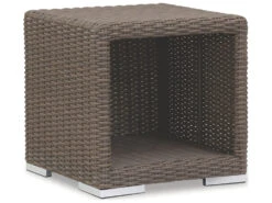 Sunset West Coronado Wicker 22'' Wide Square End Table -Patio Vibe Store SW2101ET1 zm