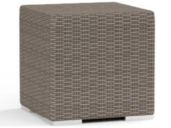 Sunset West Coronado Wicker 22'' Wide Square End Table -Patio Vibe Store SW2101ET3 zm