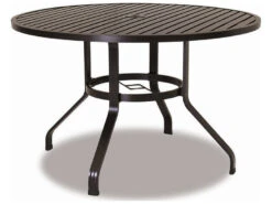 Sunset West La Jolla Aluminum 48'' Wide Round Dining Table -Patio Vibe Store SW401T481 zm