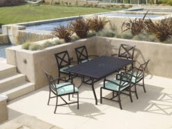 Sunset West La Jolla Aluminum 72''W X 42''D Rectangular Dining Table