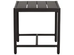 Sunset West Pietra Aluminum 21''W X 19''D Rectangular End Table -Patio Vibe Store SW4601ET2 zm