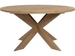 Sunset West Coastal Teak 56'' Wide Round Dining Table