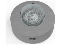 Sunset West Gravelstone Concrete 41''W Round Fire Pit Table -Patio Vibe Store SW6003FT41R3 zm